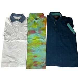 GAP Kids Polo Shirt Bundle School Uniform Tie Dye Casual Boys Medium 8-10